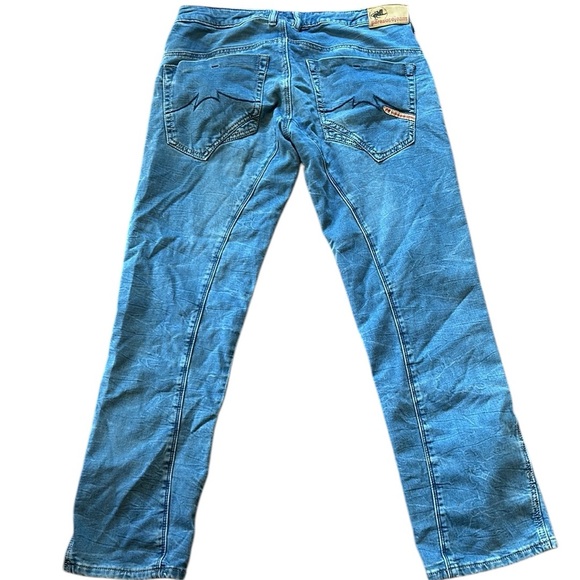 PARASUCO💫Men’s Blue Vintage Straight Leg Front Pocket Jeans - Picture 3 of 12